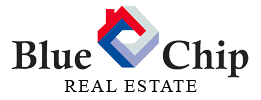 blue chip real estate logo